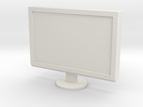 Printle Thing Television - 1/24 in White Natural Versatile Plastic