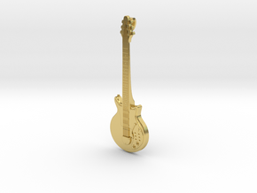 Brian May's Red Special [pendant] in Polished Brass