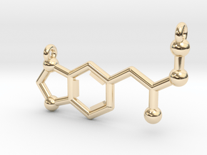 MDMA in 14k Gold Plated Brass