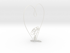 lover's sculpture in White Natural Versatile Plastic