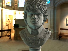 Tyrion Lannister Bust 8cm height  in Natural Sandstone
