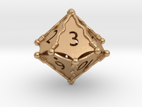 D10 Balanced - Snakes (Fancy Metals) in Natural Bronze