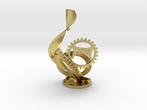 LETU Swag Statue - LETU 3D Printing in Natural Brass