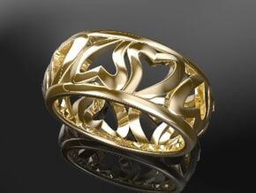 Heart of Eternity　ring in 14K Yellow Gold