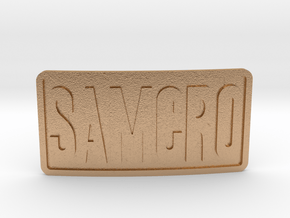 Samcro Belt Buckle in Natural Bronze