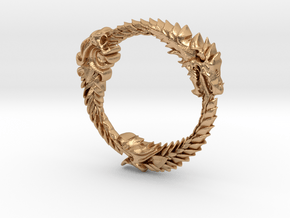 The Elder Scrolls Ring Pendant in Natural Bronze