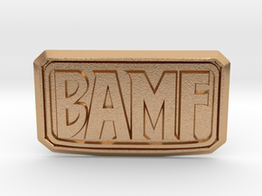 BAMF Buckle in Natural Bronze