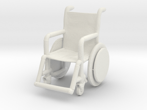 Printle Thing Wheelchair - 1/24 in White Natural Versatile Plastic