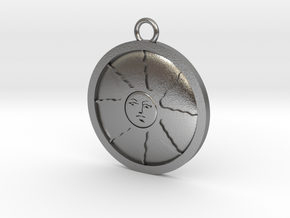 Sunlight Medal in Natural Silver