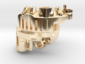 Graflex Mentor - Var1 Part03 - Power Gate in 14k Gold Plated Brass
