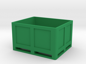 Kiste Palette Box in Green Processed Versatile Plastic