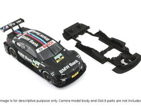  S02-ST3 Chassis for Carrera BMW M3 DTM SSD/LMP in White Processed Versatile Plastic