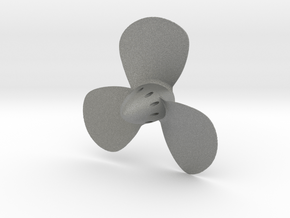 Titanic 3-Bladed Centre Propeller - Scale 1:87 in Gray PA12