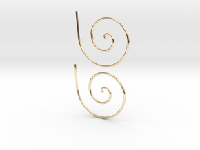 Archimedes Spiral in 14K Yellow Gold
