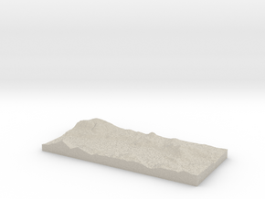 Model of Arroyo Grande in Natural Sandstone