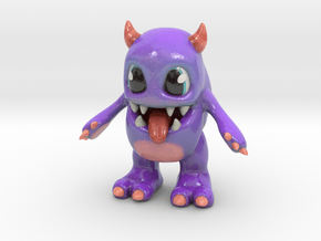 Baby Monster Colored in Glossy Full Color Sandstone