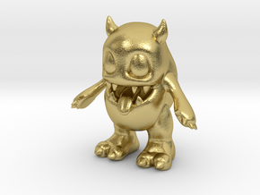 Baby Monster in Natural Brass