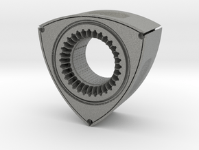 Hollow Rotor with Hexagon Core in Gray PA12