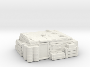 Ammunition Lock-up Bunker in White Natural Versatile Plastic