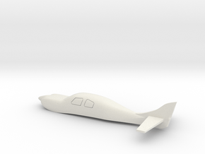 Lancair IV fuselage in White Natural Versatile Plastic