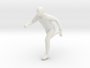 Running man -15.24cm in White Natural Versatile Plastic