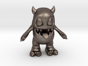 Baby Monster Colored_small in Polished Bronzed-Silver Steel