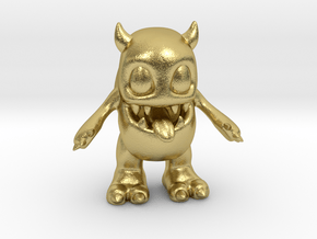 Baby Monster Colored_small in Natural Brass