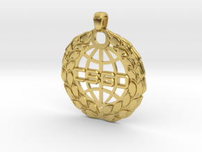 CS:GO - Global Elite Pendant in Polished Brass