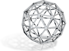geodesic 2V full sphere in White Natural Versatile Plastic