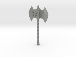 Spiked Axe 1 in Gray PA12