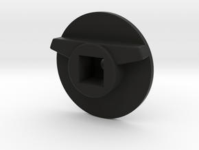 Sanwa wheel adapter in Black Premium Versatile Plastic