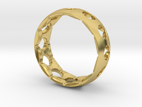 Original Aero Ring in Polished Brass