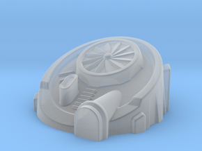 Terra-forming Building (2mm / 3mm Scale) in Smooth Fine Detail Plastic
