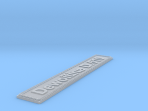 Nameplate Dewoitine D.510 in Smoothest Fine Detail Plastic