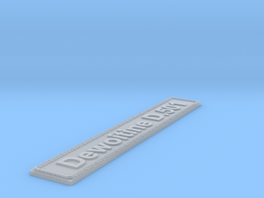 Nameplate Dewoitine D.501 in Smoothest Fine Detail Plastic