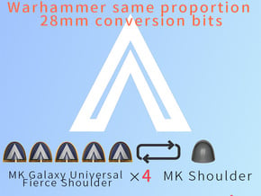 MK Galaxy Universal Fierce Shoulder in Tan Fine Detail Plastic