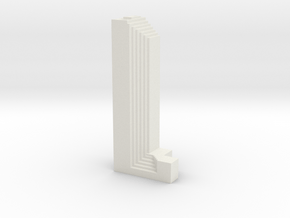 Three First National Plaza - Chicago (1:4000) in White Natural Versatile Plastic