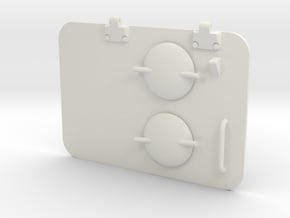 1/16 Panther D Engine Hatch  in White Natural Versatile Plastic