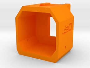 Nerf Receiver Picatinny Mount Adapter (Short) in Orange Processed Versatile Plastic