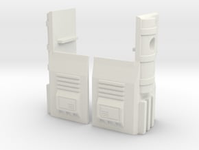 TF WFC Siege - Ultra Magnus G1 Thigh Accessories in White Natural Versatile Plastic
