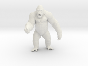 King Kong Kaiju Monster Miniature for games & rpg in White Natural Versatile Plastic