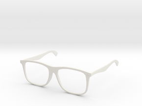 Akira 101 glasses in White Natural Versatile Plastic