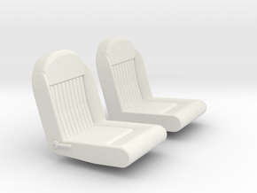TSIV5 Mk IV seats (no headrests) in White Natural Versatile Plastic