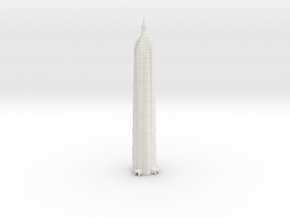 Jin Mao Tower - Shanghai (6 inch) in White Natural Versatile Plastic