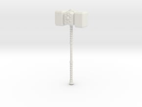 War Hammer 1 in White Natural Versatile Plastic