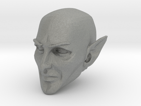 Elf Cleric Head Bald 1 for Mythic Legions 2.0 in Gray PA12