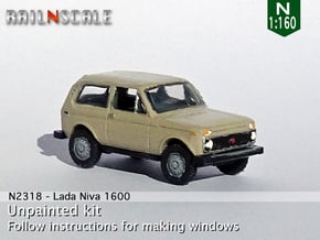Lada Niva 1600 (N 1:160) in Tan Fine Detail Plastic