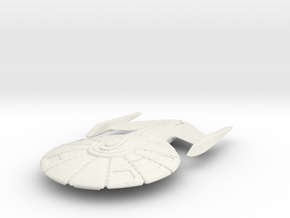 Federation Insignia Class  V2  5.5" in White Natural Versatile Plastic