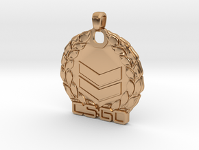 CS:GO - Silver 2 Pendant in Polished Bronze