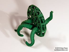 Octopus-Disk in Green Processed Versatile Plastic
